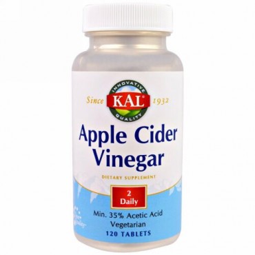 KAL, アップルサイダービネガー, 120錠 (Discontinued Item)