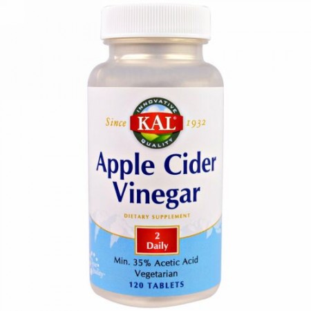KAL, アップルサイダービネガー, 120錠 (Discontinued Item)