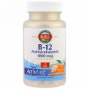 KAL, B-12メチルコバラミン, タンジェリン, 1000 mcg, 極小錠剤90錠 (Discontinued Item)