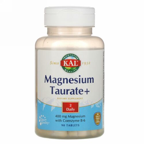 KAL, マグネシウムタウレート+, 400 mg, 90錠