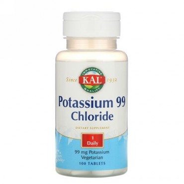 KAL, カリウム99クロライド、99mg、100錠