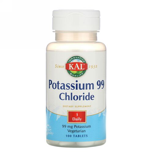 KAL, カリウム99クロライド、99mg、100錠