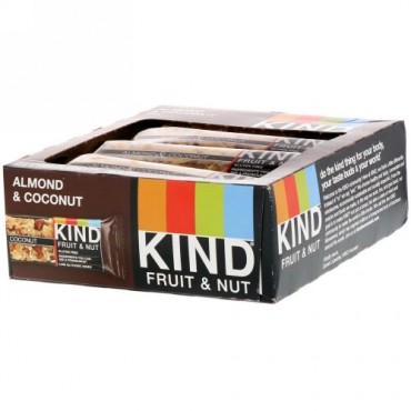KIND Bars, フルーツ & ナッツバー, アーモンド & ココナッツ, 12 本, 各 1.4 オンス (40 g)