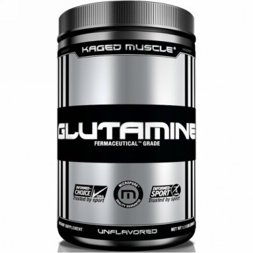 Kaged Muscle, グルタミン、味付けなし、1.1ポンドs（500g）