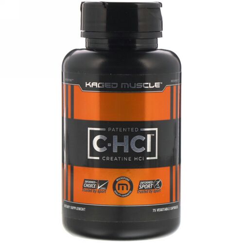 Kaged Muscle, 特許取得済みC-HCI、ベジキャップ75錠