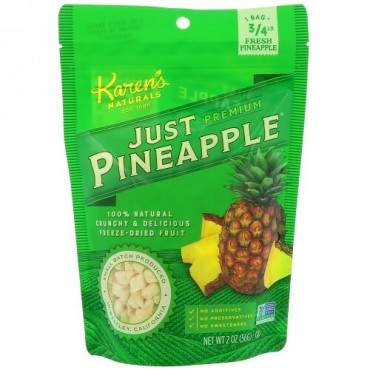 Karen's Naturals, Just Pineapple, 2 oz (56 g) (Discontinued Item)