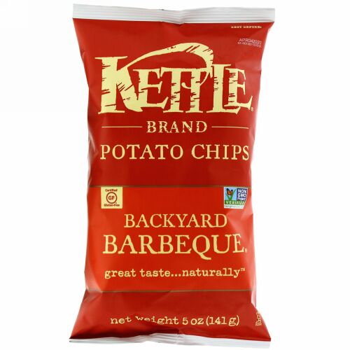 Kettle Foods, ポテトチップス、バックヤードバーベキュー、141g（5oz）