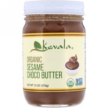 Kevala, オーガニック セサミ チョコ バター、13 oz (370 g)