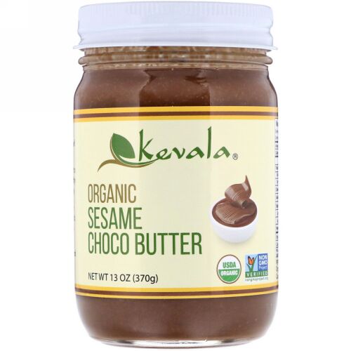 Kevala, オーガニック セサミ チョコ バター、13 oz (370 g)