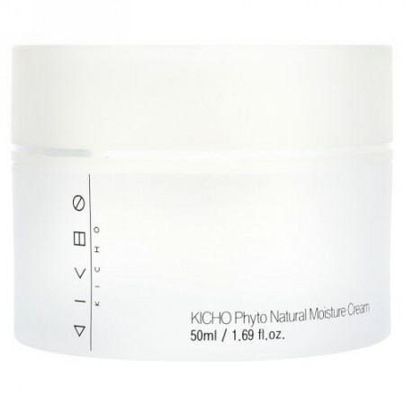 Kicho, 植物天然モイスチャークリーム、1.69液量オンス (50 ml) (Discontinued Item)