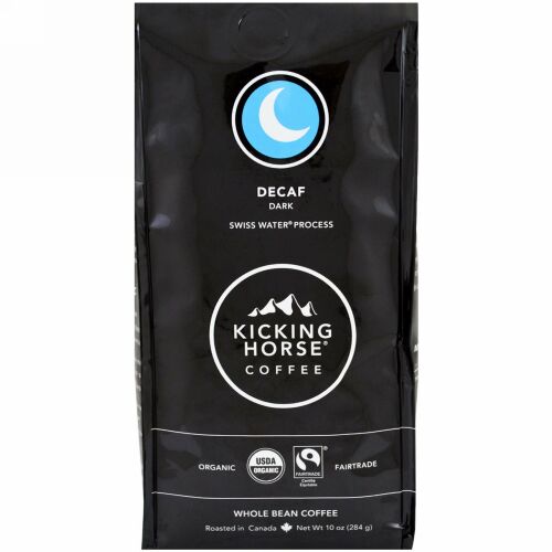 Kicking Horse, カフェインフリー、ホールビーンコーヒー、10 oz (284 g) (Discontinued Item)