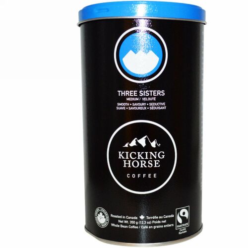 Kicking Horse, スリー・シスターズ、ミディアム、ホールビーン・コーヒー、 12.3 oz (350 g) (Discontinued Item)
