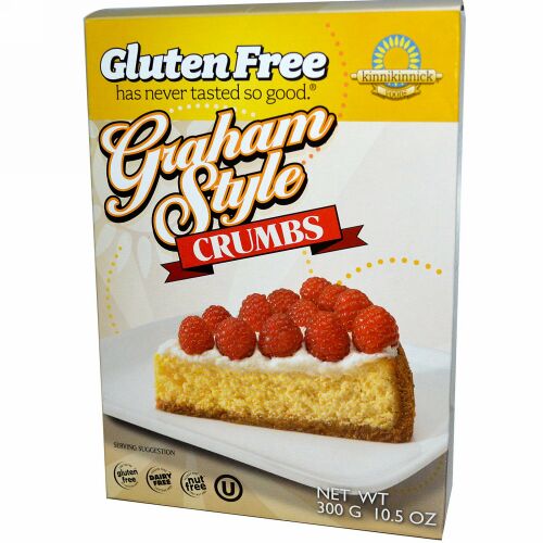 Kinnikinnick Foods, グラハムスタイルクラム、 10.5 oz (300 g) (Discontinued Item)