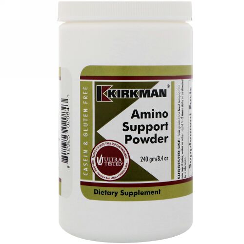 Kirkman Labs, アミノサポートパウダー、8.4 oz (240 g)
