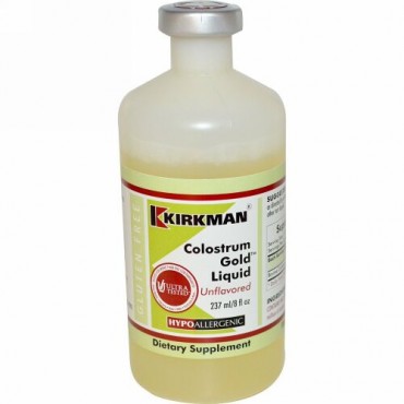 Kirkman Labs, Colostrum Gold Liquid, Unflavored, 8 fl oz (237 ml) (Discontinued Item)