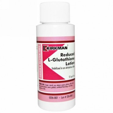Kirkman Labs, 還元L-グルタチオンローション, 2オンス  (57 g)