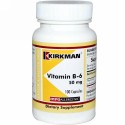 Kirkman Labs, ビタミン B-6, 50 mg, 100 カプセル (Discontinued Item)