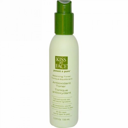 Kiss My Face, アンチオキシダント・トナー、 5.3液量オンス (156 ml) (Discontinued Item)