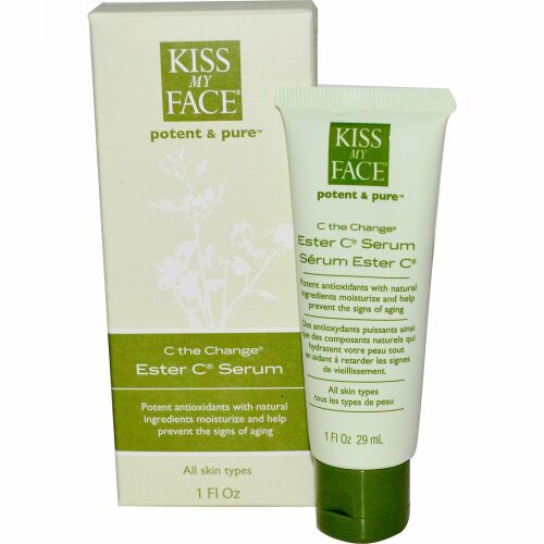 Kiss My Face, C The Change®（C チェンジ）、Ester C®（エステル C）セラム、1 液量オンス (29 ml) (Discontinued Item)