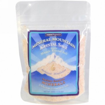 Klamath, ミネラルマウンテン クリスタルソルト（Mineral Mountain Krystal Salt）, 17.6 オンス（500 g） (Discontinued Item)