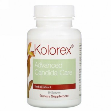 Kolorex, Kolorex、アドバンスド･カンジタ･ケア、60 ソフトジェル