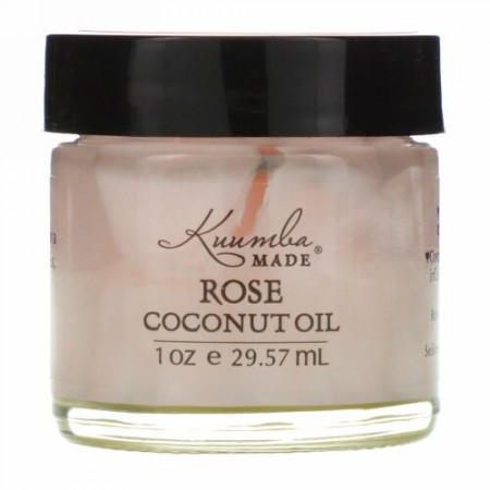 Kuumba Made, ローズ・ココナッツオイル、1オンス（29.57 ml）