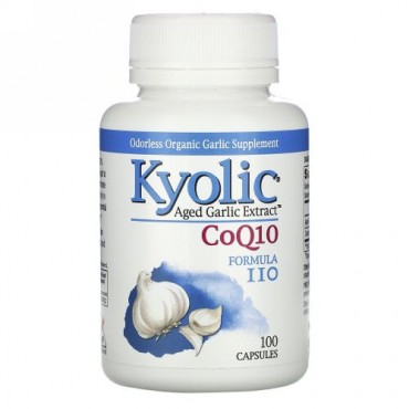 Kyolic, CoQ10配合熟成にんにく抽出液、フォーミュラ110、100粒