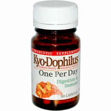 Kyolic, キョードフィラス, One Per Day, 消化および免疫, 30カプセル (Discontinued Item)
