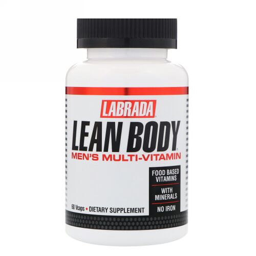 Labrada Nutrition, リーンボディ男性用マルチビタミン、植物性カプセル60個 (Discontinued Item)
