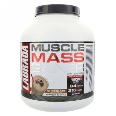 Labrada Nutrition, マッスルマスゲイナー、チョコレート、6ポンド (2722 g) (Discontinued Item)