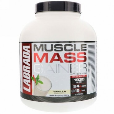 Labrada Nutrition, 筋肉増強剤、クレアチン、バニラ、6 lbs (2722 g)