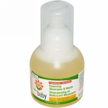 Lafe's Natural Bodycare, ベビー, フォーミング・シャンプー・アンド・ウォッシュ, 無香料,  12 オンス (354 ml) (Discontinued Item)
