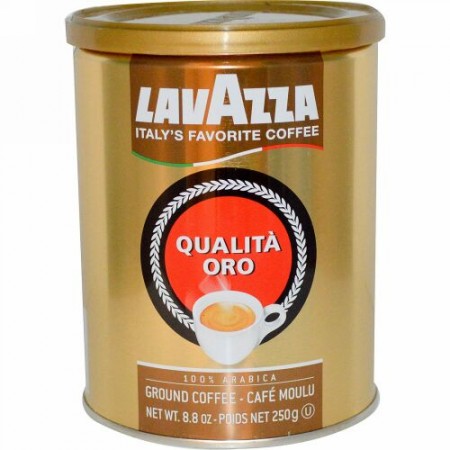 LavAzza Premium Coffees, Qualità Oro, 挽きコーヒー豆, 8.8 oz (250 g) (Discontinued Item)