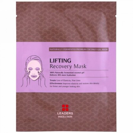 Leaders, Coconut Gel Lifting Recovery Mask, 1 Sheet, 30 ml
