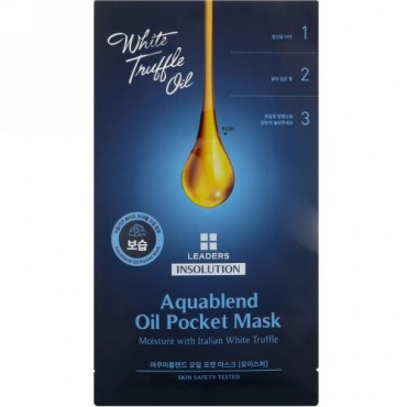 Leaders, Insolution, Aquablend Oil Pocket Mask, Moisture, 1 Sheet, 27 ml (Discontinued Item)