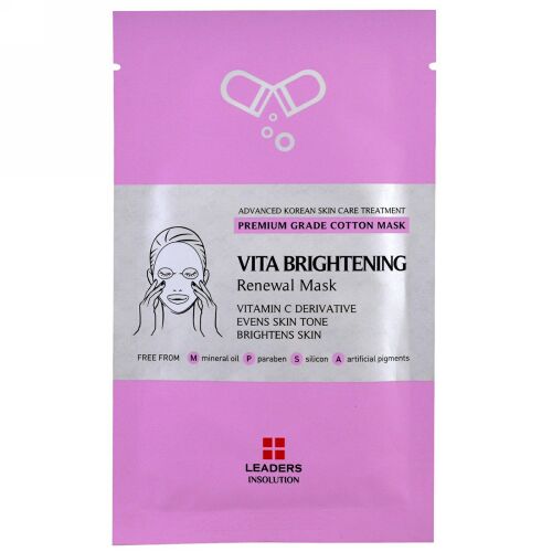 Leaders, Vita  Brightening Renewal Mask, 1 Sheet, 25 ml