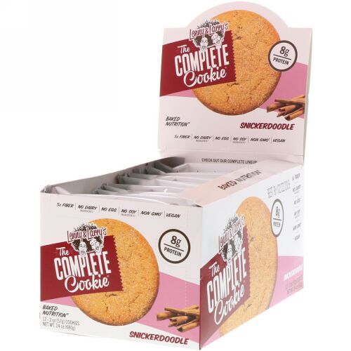 Lenny & Larry's, The COMPLETE Cookie, Snickerdoodle, 12 Cookies, 2 oz (57 g) Each