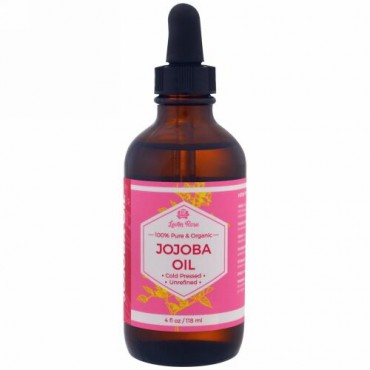 Leven Rose, 100%ピュア・オーガニックホホバオイル、4液量オンス (118 ml)