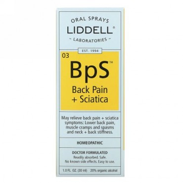 Liddell, 03 BpS, Back Pain + Sciatica, 1.0 fl oz (30 ml)