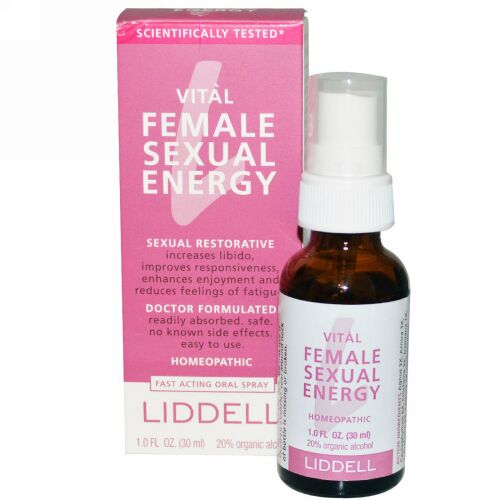 Liddell, バイタル、女性セクシャルエナジー、速効型口腔スプレー、1.0 液体オンス（30 ml）