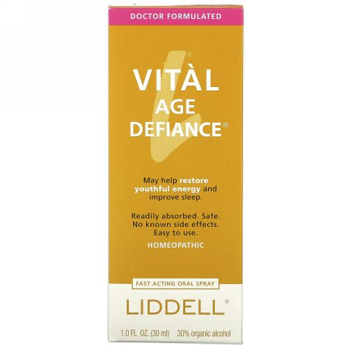 Liddell, バイタル・エイジディファイアンス、オーラルスプレー、1.0 液オンス(30 ml)