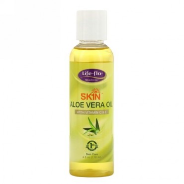 Life-flo, アロエベラオイル、4 fl oz (118 ml)