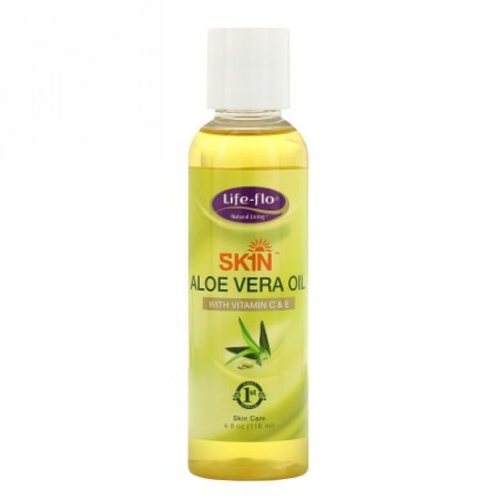 Life-flo, アロエベラオイル、4 fl oz (118 ml)