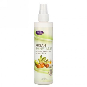 Life-flo, アルガンシャインミスト、ジャスミンバニラの軽い香り、8オンス (237 ml) (Discontinued Item)