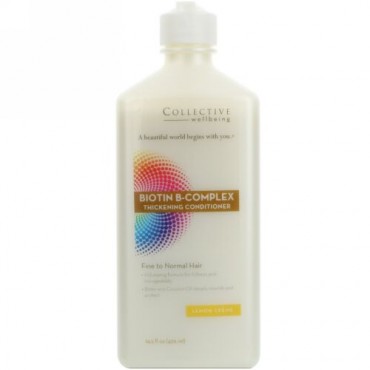 Life-flo, Biotin B-Complex Thickening Conditioner, Lemon Creme, 14.5 fl oz (429 ml) (Discontinued Item)