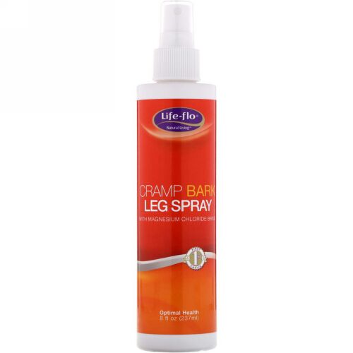 Life-flo, クランプバーク足スプレー、塩化マグネシウム塩水配合、8液量オンス (237 ml) (Discontinued Item)