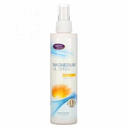 Life-flo, マグネシウムオイルスプレー、ビタミンD3添加、8 fl oz (237 ml)
