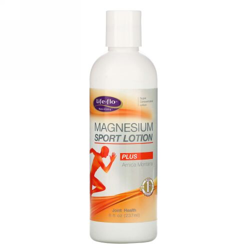Life-flo, マグネシウムスポーツローション、ミントの香り、8液量オンス (237 ml) (Discontinued Item)