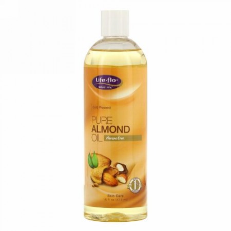 Life-flo, ピュア アーモンドオイル, スキンケア, 16 液量オンス (473 ml)