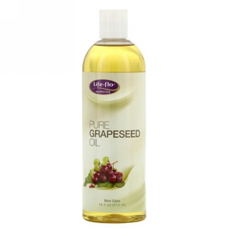 Life-flo, ピュア グレープシードオイル, 16 fl oz (473 ml)